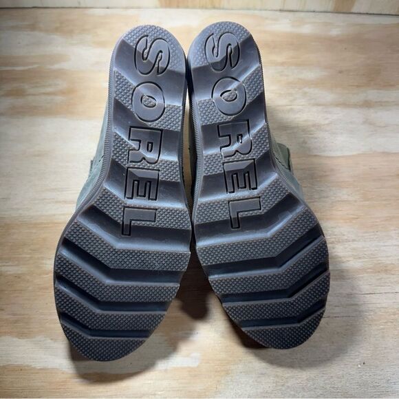 Sorel Nubuck Gray Wedge Sandals Women’s Size 9 - Picture 7 of 9